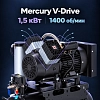 Компрессор воздушный медицинский безмасляный Mercury Black M HK-3EW-55 (200л) с мембранным осушителем - Фото 14